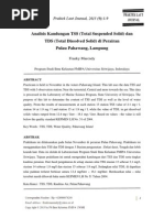 Download Analisis Kandungan TSS Dan TDS -Franky--39 by Franky Marendy SN200100367 doc pdf