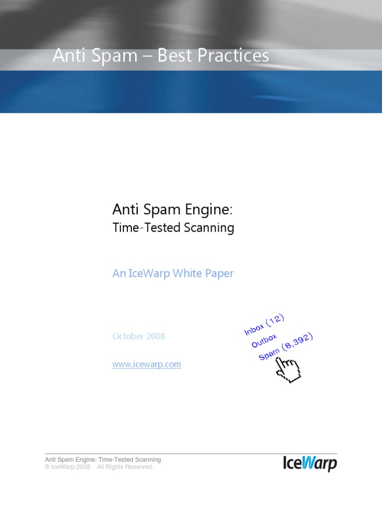 Anti Spam Server Side Scanning With IceWarp Email Spam