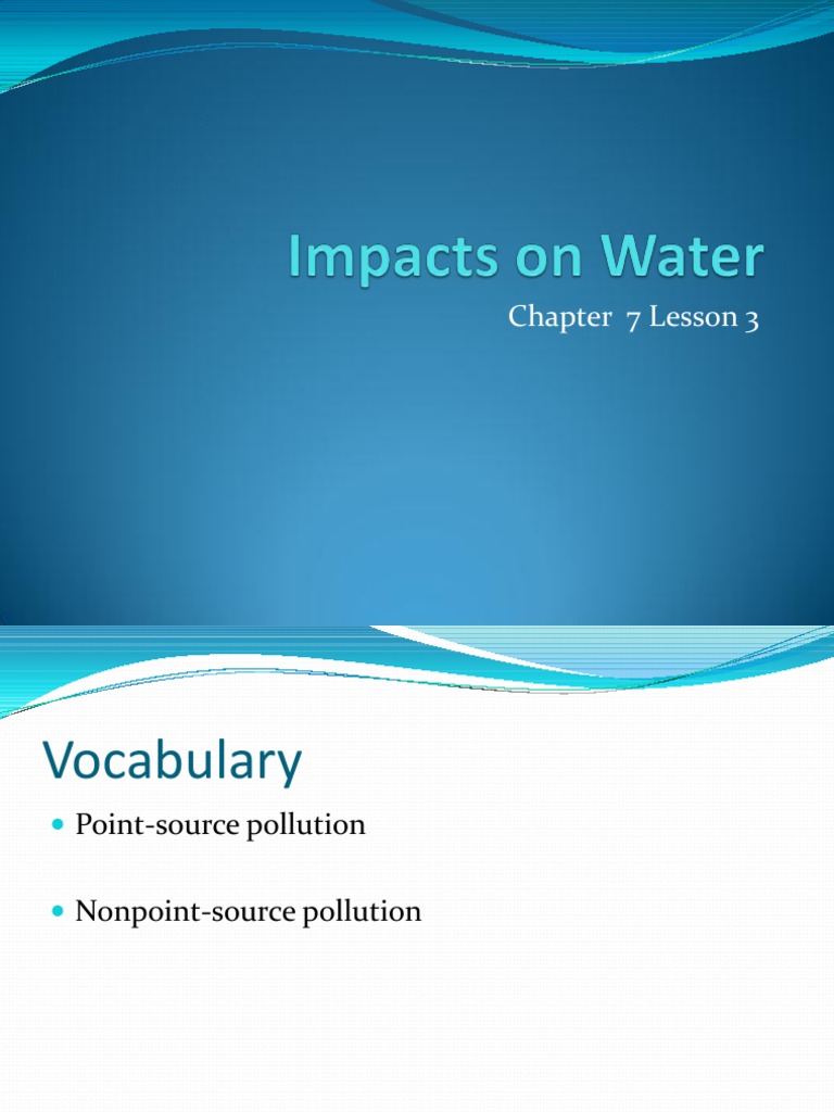 Water Pollution Sources and Solutions | PDF | Science & Mathematics