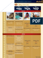 Disney Cruise Line Itinerarios 2014