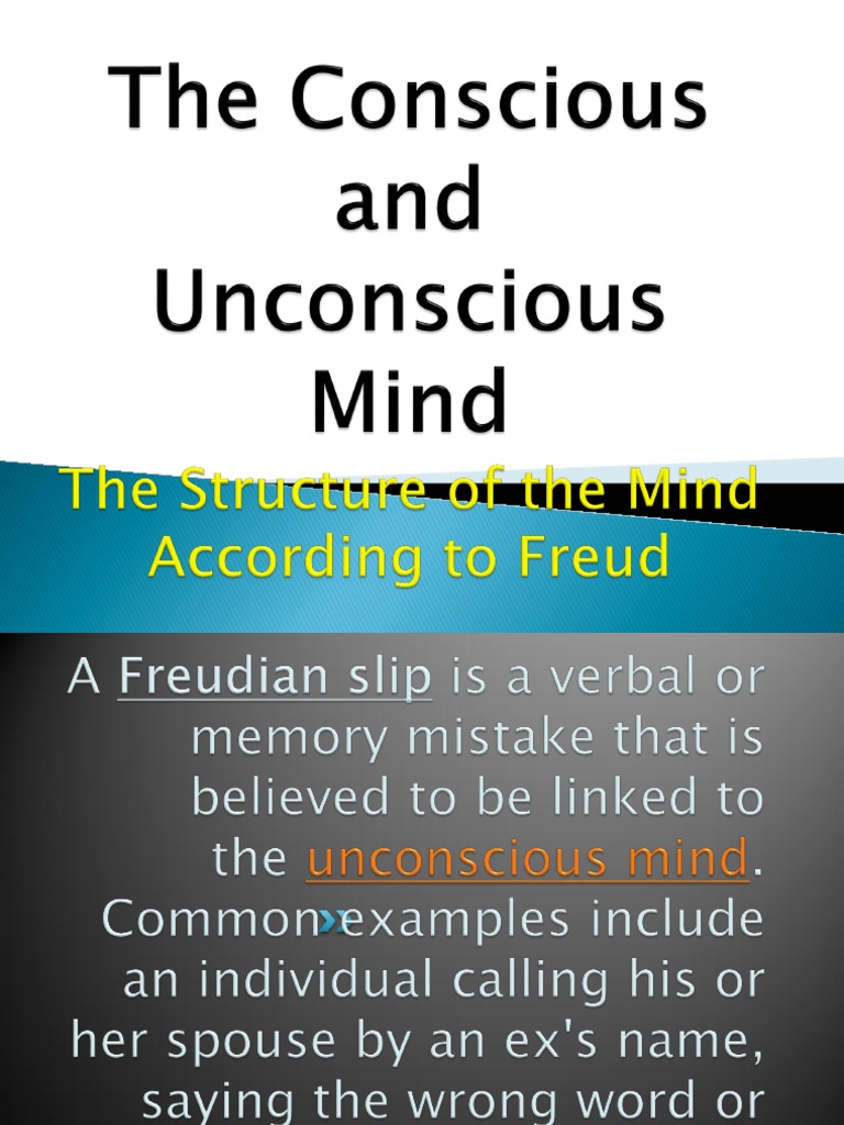 The Conscious and Unconscious Mind | PDF | Habits | Motivation