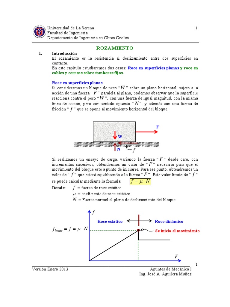 Cap 5 Rozamiento | PDF