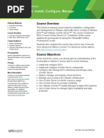 VMWare Syllabus