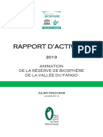 Rapport Activités 2013