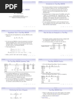 Introduction To Two-Way ANOVA