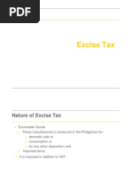 Materials On Excise Tax