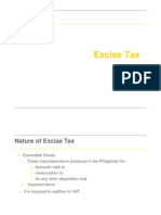 Materials On Excise Tax