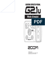 G21u Mode D'emploi