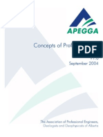 Concepts of Professionalism - September 2004