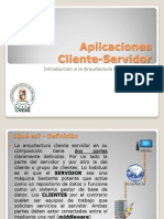 Aplicaciones Cliente Servidor