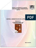 Administración de La Producción-Proyecto TASKAMILK