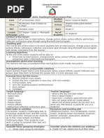 Fourth Ict Lesson Plan