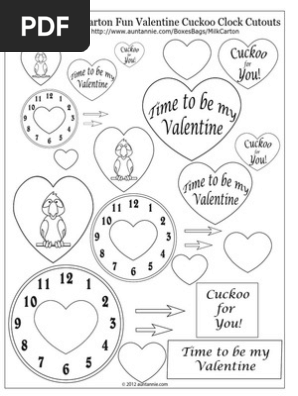 Milk Carton Val Clock