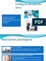 Aspectos Psicologicos Del Periodo Post - Operatorio