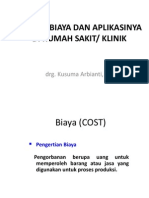 Konsep Biaya Dan Aplikasinya