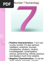 Number 7 Numerology