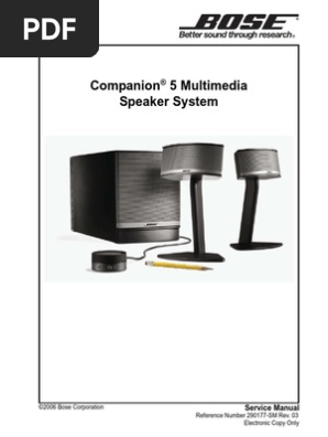 BOSE Companion 5 speakerシステム　動作品 説明書他 1751257468?v=1