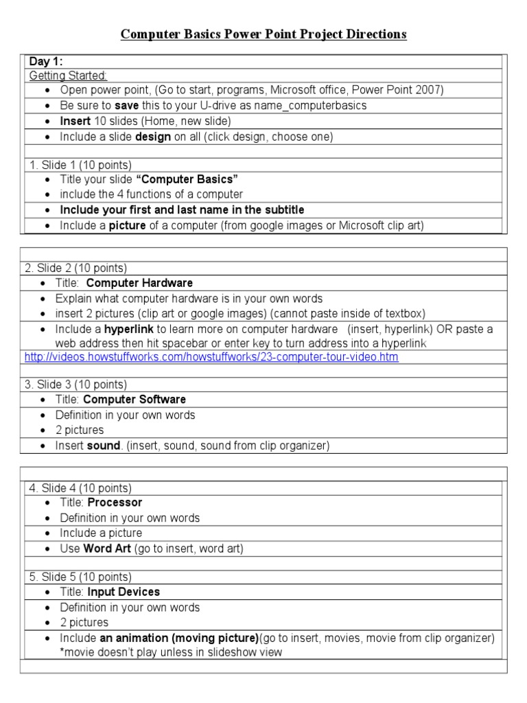 Computer Basics PowerPoint Guide | PDF | Office Equipment | Digital ...