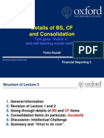 Details of BS, CF and Consolidation: Tom Goes "Public II," and Still Learning Social Realities