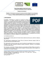 TDR Tecnico de Desarrollo Comunitario Pyto IEPALA-UE