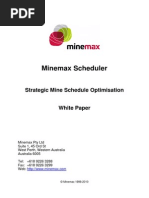 Minemax Scheduler White Paper PDF