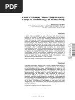 Casanova Dos Reis - A Subjetividade Como Corporeidade -2011