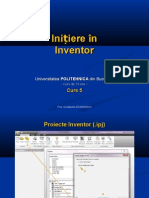 Initiere in Inventor - Curs 05