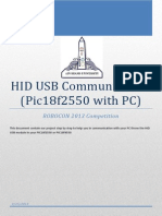 HID USB Communication (Pic18f2550 With PC) : ROBOCON 2013 Competition