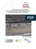Beach Nourishment Operations in Wales and Likely Future Requirements in An Era of Sea Level Rise and Climate Change 2010-CCW Science Report No 928