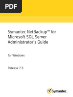 NetBackup AdminGuide MSSQL Win