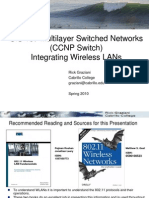 Cis 187 Multilayer Switched Networks (CCNP Switch) Integrating Wireless Lans
