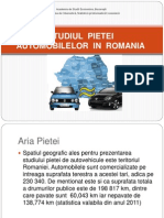 Studiul Pietei Automobilelor in Romania