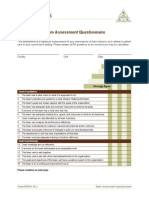 Team Assessment Questionnaire