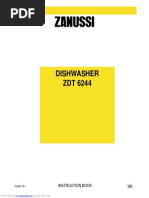 Download Zanussi zdt_6244 Dishwasher Manual by Pete Mills SN200249866 doc pdf