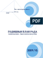 Godišnji Plan ABŠ 2009 - 2010.