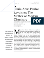 The Chemical Educator Volume 3 Issue 5 1998 [Doi 10.1007_s00897980249a] CASSANDRA T. EAGLE; JENNIFER SLOAN -- Marie Anne Paulze Lavoisier- The Mother of Mo