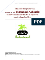 Een Beknopte Biografie Van Aboe Al-Hasan Al-Ash' Ari