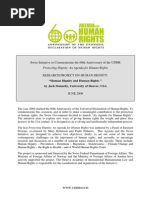 HUMAN DIGNITY AND HUMAN RIGHTS