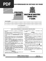 2008 - 1ª Etapa Tipo 1