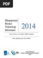 Download DRP Template - ISO 22301 by Muhammad Idil Haq Amir SN200265891 doc pdf