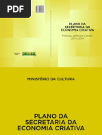 Plano Da Secretaria Da Economia Criativa