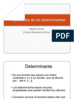 6 Propiedades de los Determinantes