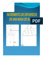 Incremente de Esfuerzos en Una Masa de Suelo