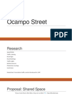 Shared Space Proposal for Ocampo Street