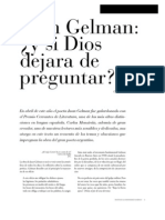 Monsiváis, Juan Gelman, y si Dios dejara de preguntar