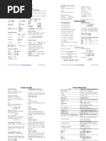 Algebra Cheat Sheet 