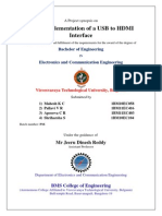 ASIC Implementation of A USB To HDMI Interface - Synopsis