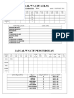 Jadual Waktu Print Baru