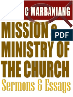 Mission and Ministry of the Church