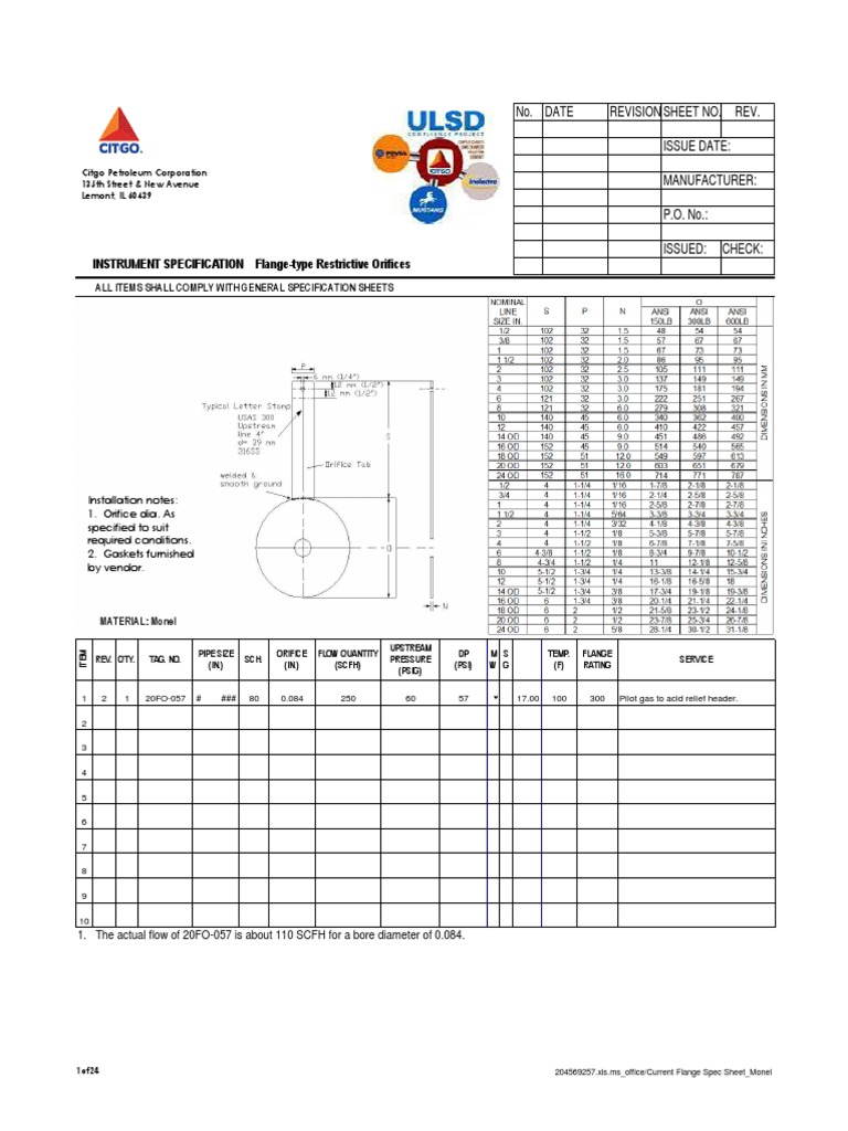 orifice-sizing-calculation-gases-physical-chemistry